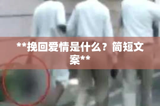 **挽回爱情是什么？简短文案**