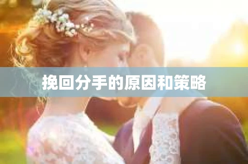 挽回分手的原因和策略