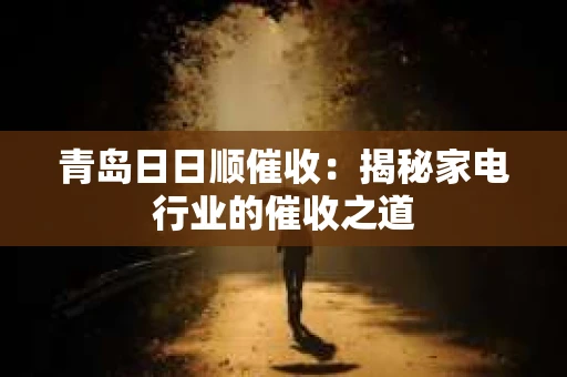 青岛日日顺催收：揭秘家电行业的催收之道