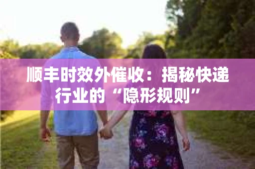 顺丰时效外催收：揭秘快递行业的“隐形规则”