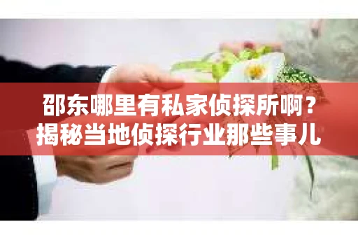 邵东哪里有私家侦探所啊？揭秘当地侦探行业那些事儿