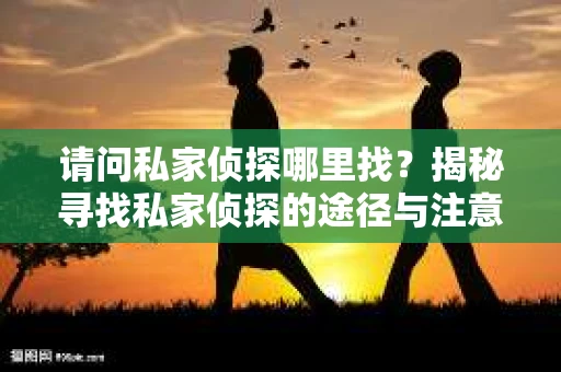 请问私家侦探哪里找？揭秘寻找私家侦探的途径与注意事项