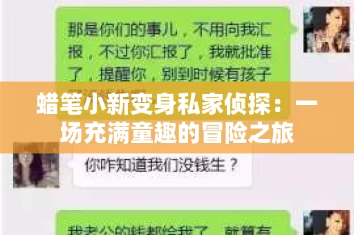 蜡笔小新变身私家侦探：一场充满童趣的冒险之旅