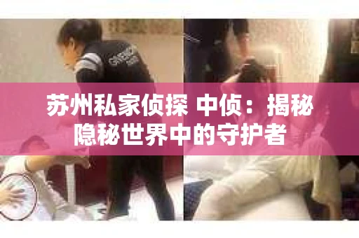 苏州私家侦探 中侦：揭秘隐秘世界中的守护者