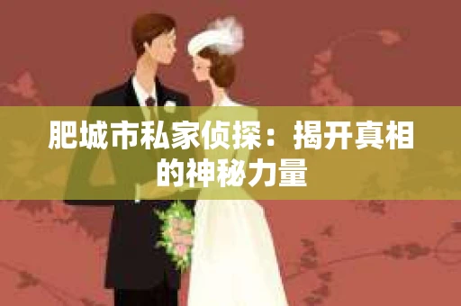 肥城市私家侦探：揭开真相的神秘力量
