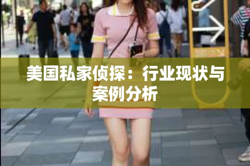 美国私家侦探：行业现状与案例分析