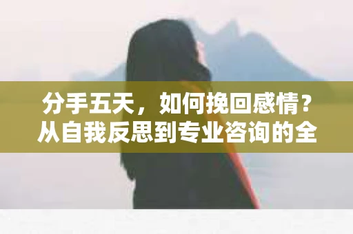 分手五天，如何挽回感情？从自我反思到专业咨询的全面解决方案